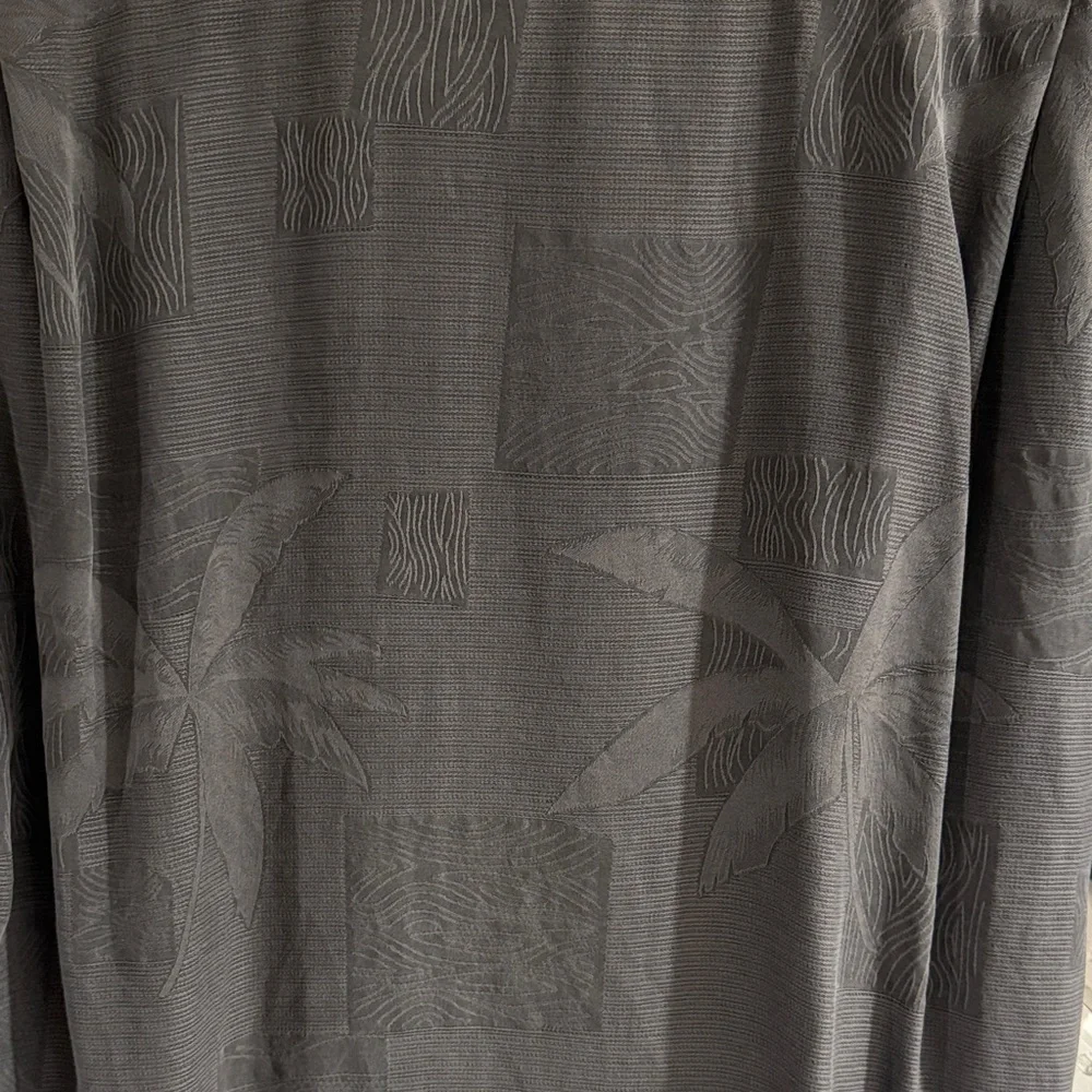 Tommy Bahama Charcoal Textured Shirt - Picture 4 of 4